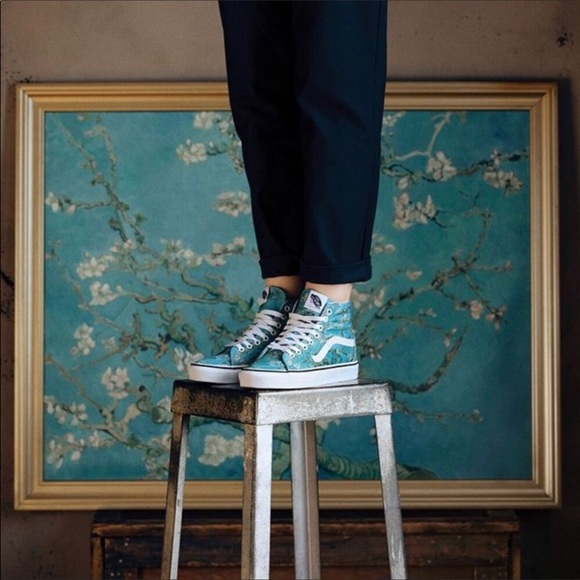 NWT Vans X Van Gogh Sk8-Hi Shoes W 5.5, M 4 - Picture 2 of 8